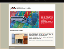 Tablet Screenshot of koroplas.com